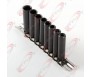  9pc 1/4" DRIVE DEEP WELL AIR IMPACT SOCKET SET METRIC MM W/STORAGE RAKE